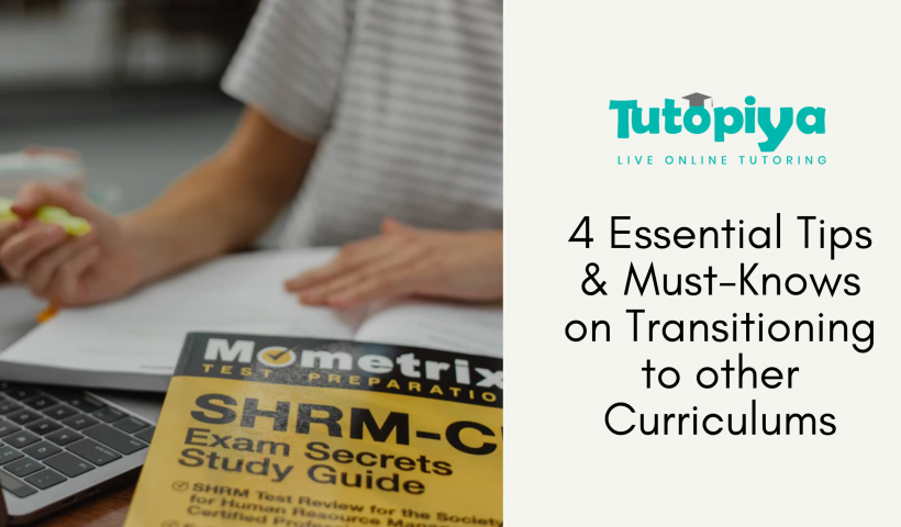 transitioning to another curricula