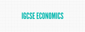 igcse-economics