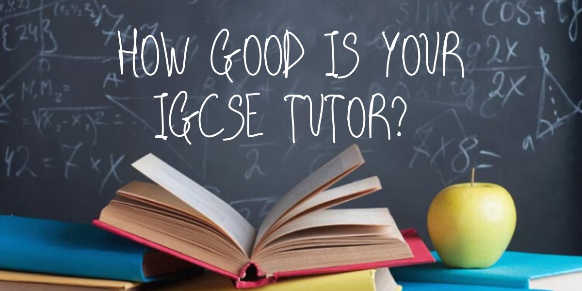 igcse tutor