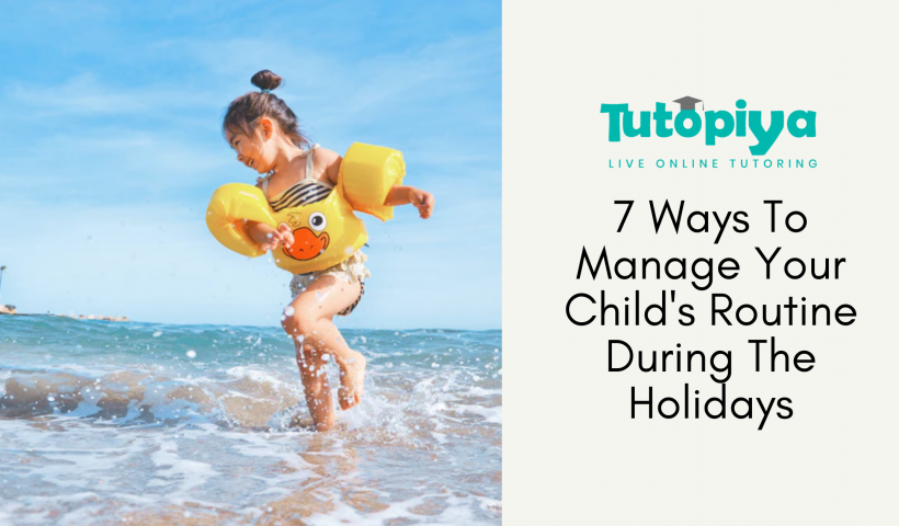 ways to manage your child's routine