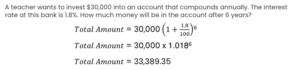 Compound interest formula