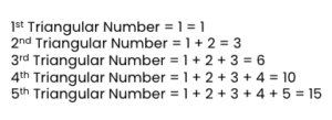 Triangular numbers