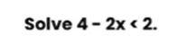 Linear equations and inequalities-2