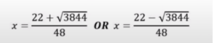 Quadratic Equations