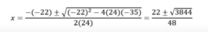 Quadratic Equations