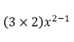 Differentiating 3x2